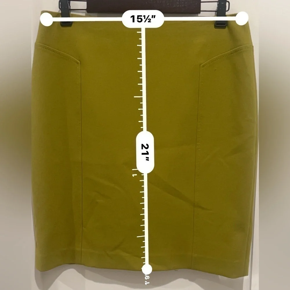 Semantiks skirt olive/ green size 12P (EUC) minimalist midi